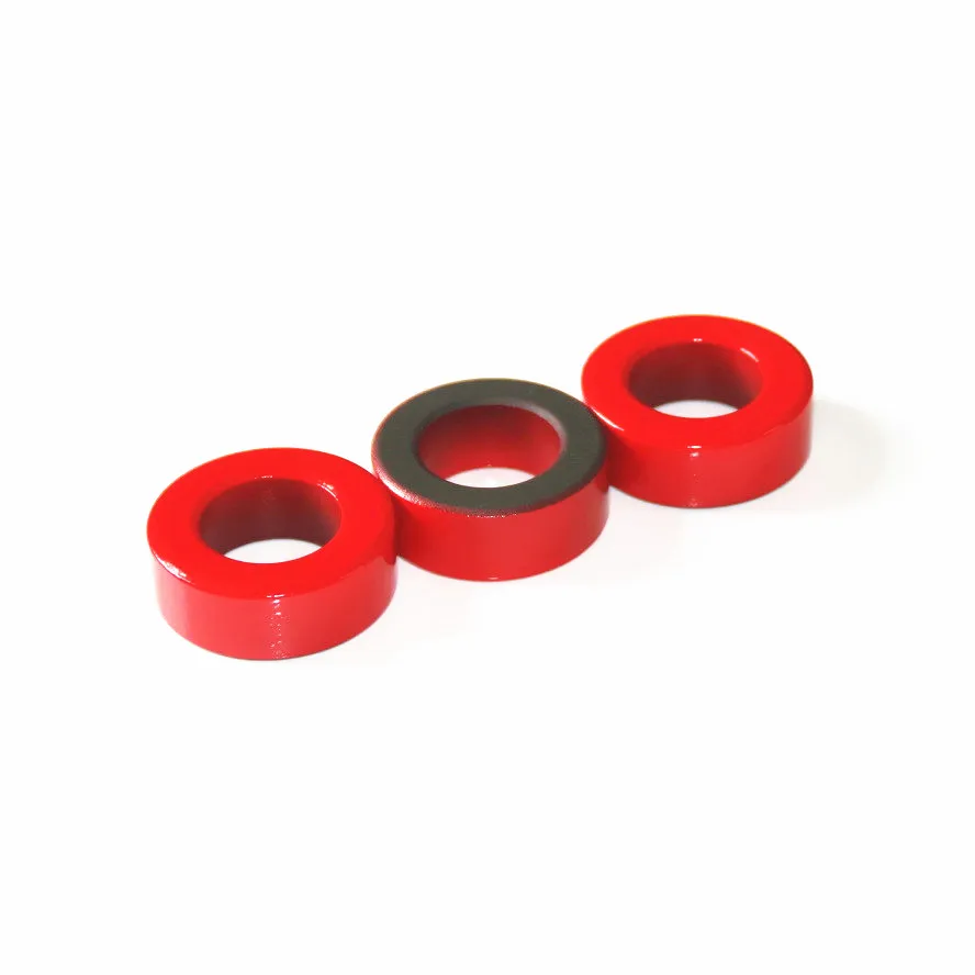 2PCS T157-2 Iron Ferrite Toroid Cores 40*24*14.5 mm For Inductors Iron powder Core Red Ring Low permeability