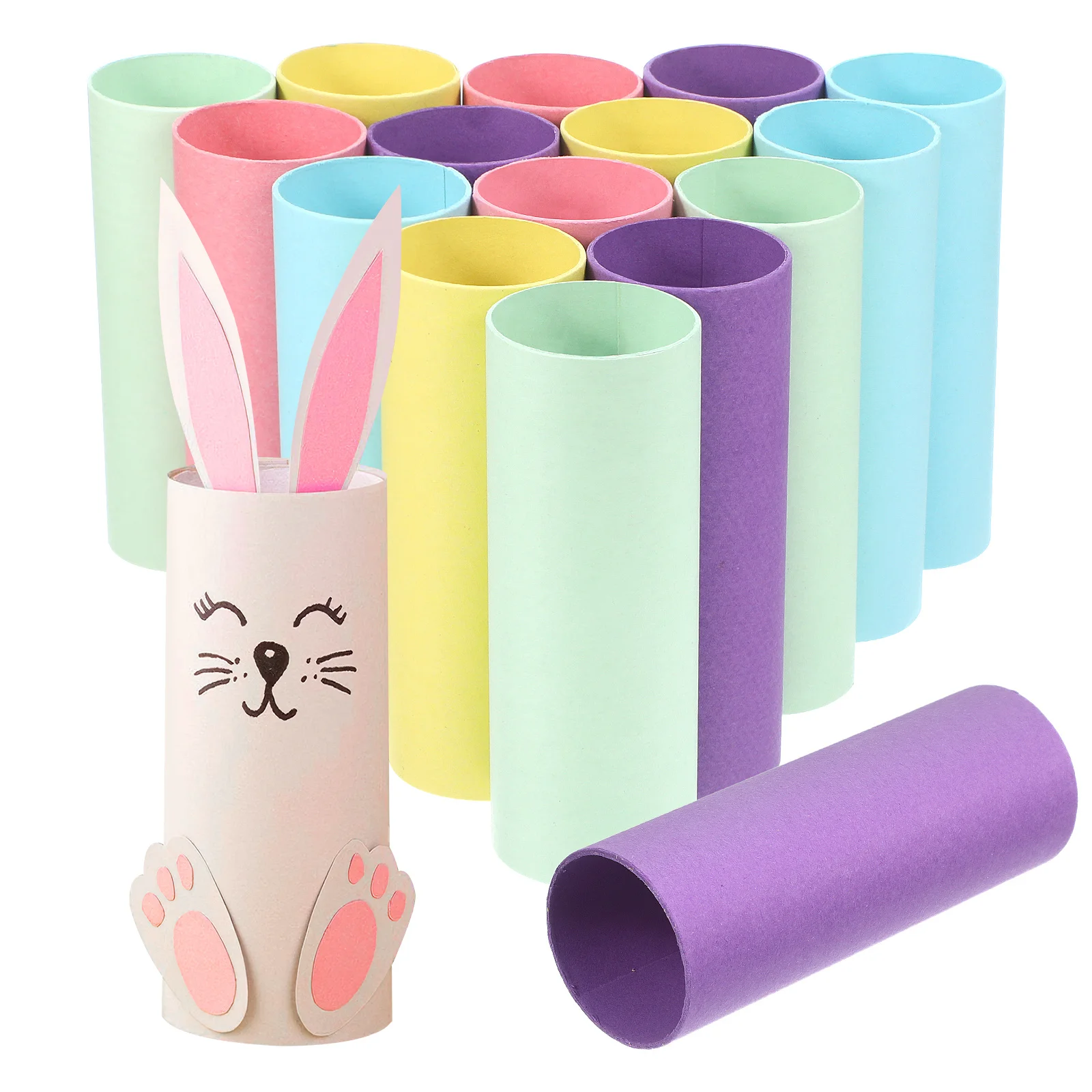 

20pcs Kraft Paper 11Cm Height 4Cm Diameter Cardboard Rolls For Art Craft Drawing Painting Coloring Projects Storage Shipping