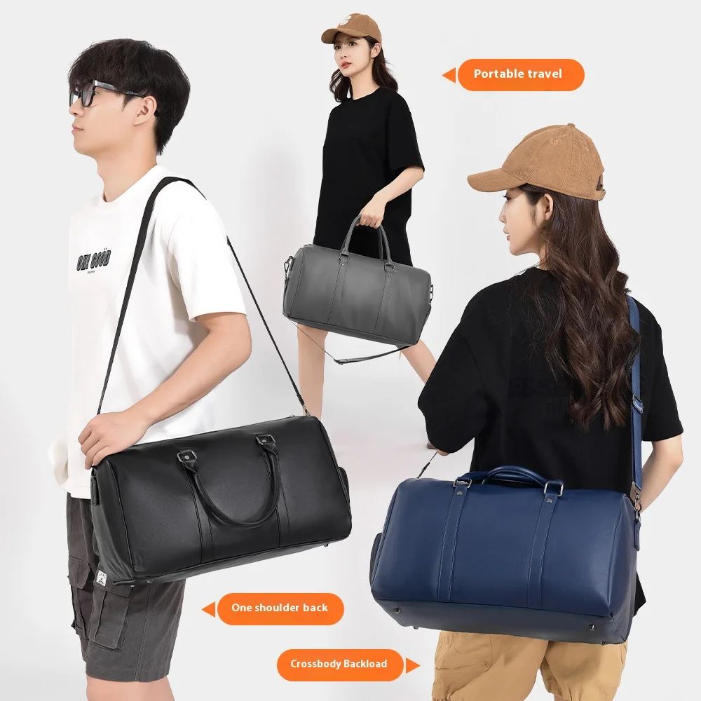 Sac de voyage à la mode, sac à bagages d'affaires de grande capacité, sac à main de Fitness en tissu PU, sacs à bandoulière imperméables