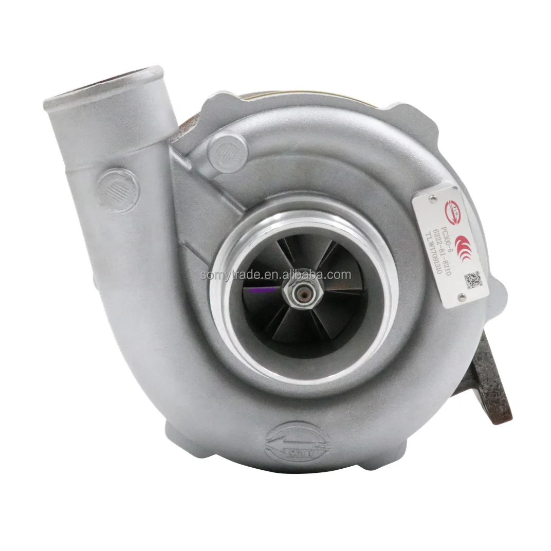 

High Quality Original Factory Excavator 6222818210 Turbocharger 6D108 Engine Turbo for PC300-5 PC300-6 6222-81-8210