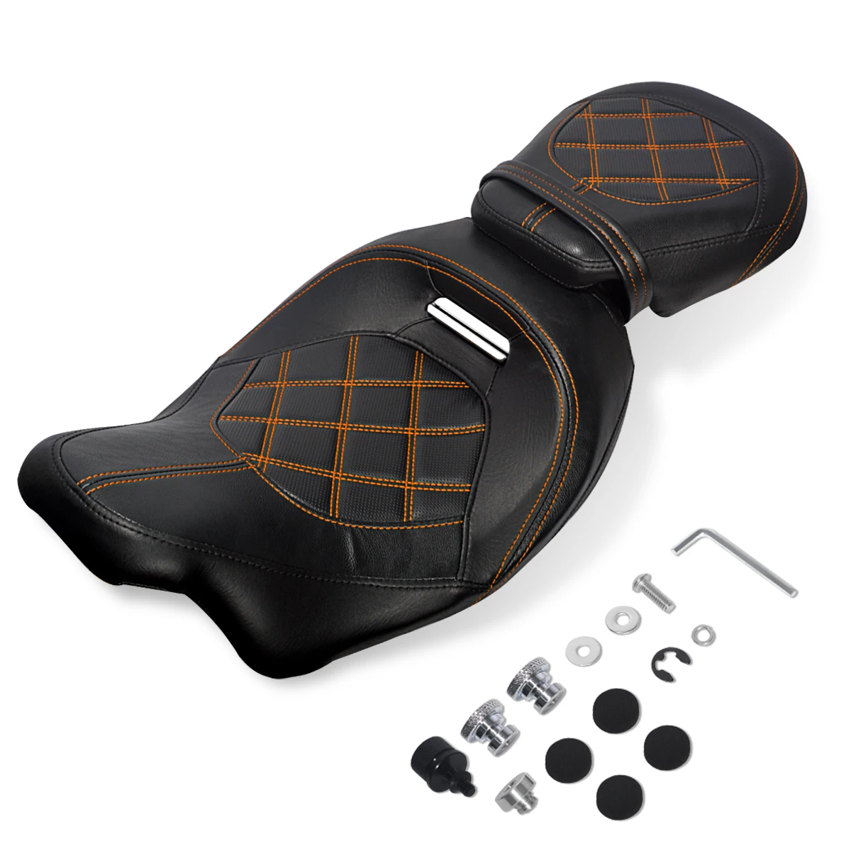 Motorfiets Twee-Up Low Profile Seat Voor Harley Touring Road King Street Glide Road Glide Electra Glide Speciale FLTRX 2009-2025