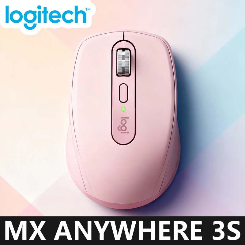 

Мышь Logitech MX Anywhere 3S, беспроводная связь, Darkfield 8000 DPI, MagSpeed, тихие щелчки, пара 3 устройств, USB-C, поддержка ПК