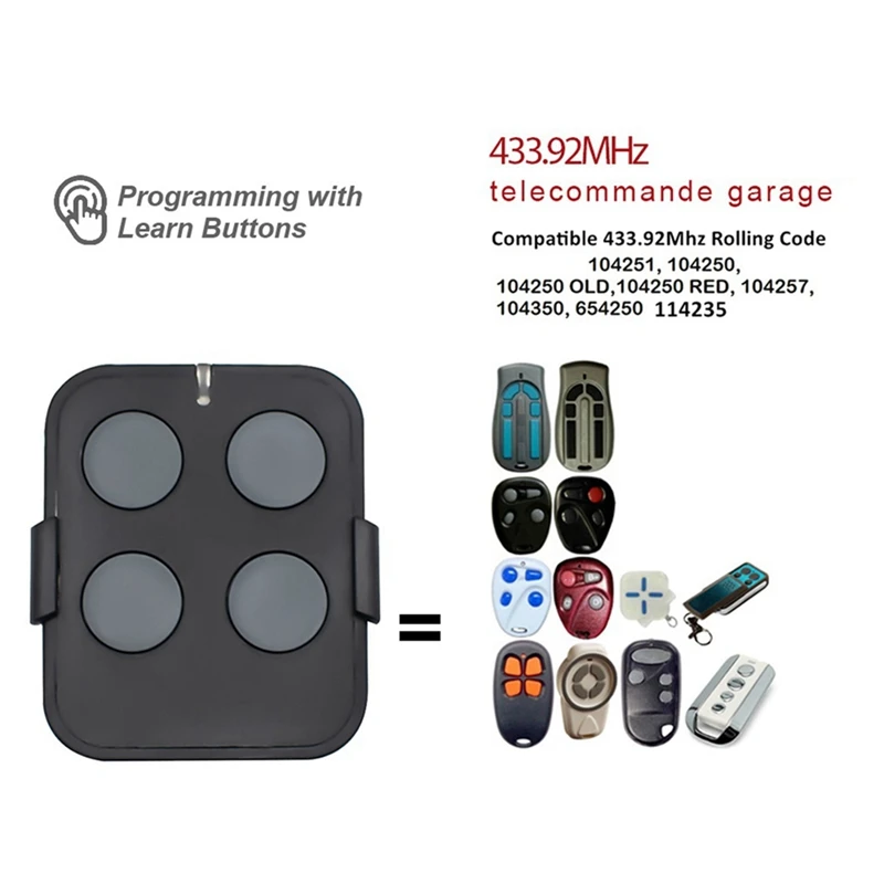 Automatic Door Remote For Avidsen Motor Driver Compatible With For Avidsen 114253 Multifunction Remote Control