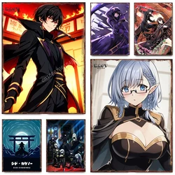 The Eminence In Shadow Poster Japanese Anime Metal Tin Signs for Youth Dormitory Wall Art Mural Home Bedroom Decor Iron Plaques