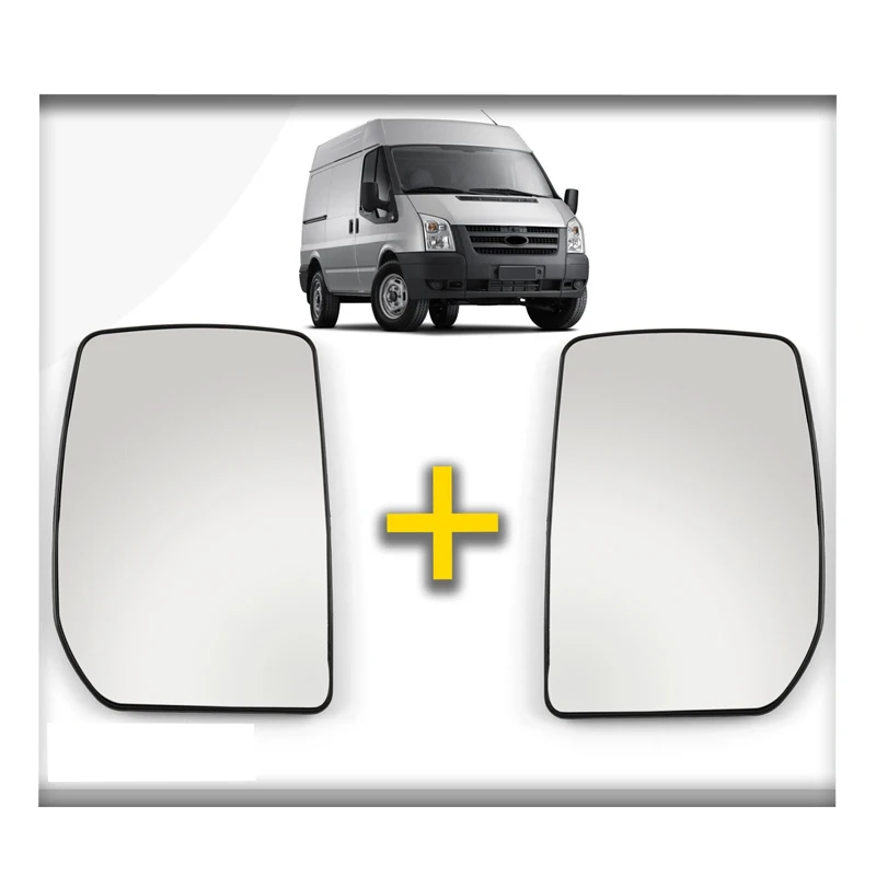 

DOOR WING MIRROR GLASS RIGHT + LEFT SIDE FOR FORD TRANSIT 4059965 (2000-2014)