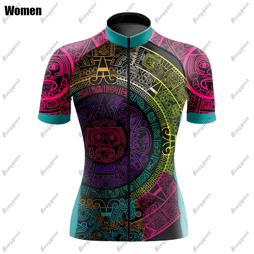 Team Mexico Women Cycling Jersey MTB Maillot Bike Shirt Downhill Jersey High Quality Pro Team Tricota Mountain Bicycle Clothing