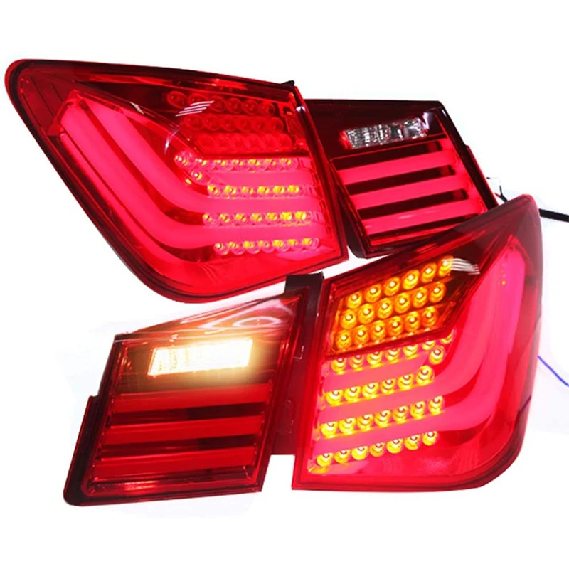 LED Rear Light Back Lamp 2009 To 2012 Year For Chevrolet Cruze Red Color WH