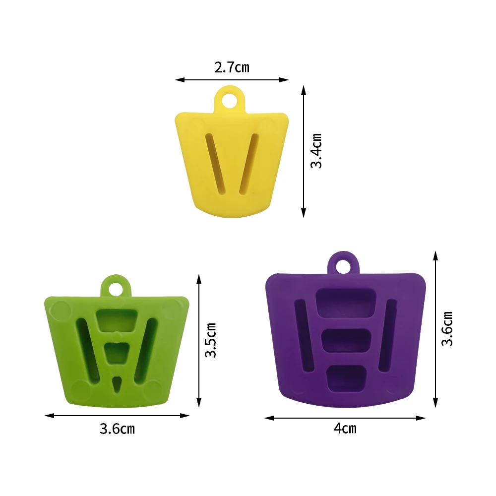 แผ่นรองกัดฟัน3ชิ้น/เซ็ตแผ่นรองช่องปากอุปกรณ์ทีี่เปิดปากรั้งแก้มยางรอง S M L เครื่องมือทันตกรรม