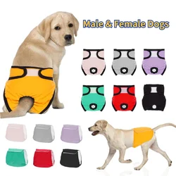 Reusable Female Dog Diapers Warps High Absorbent Doggie Puppy Nappies Adjustable Pet Panties for Small Medium Large Girl Dogs