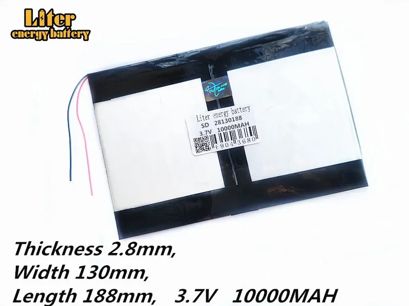 Tablet PC talk9x u65gt,battery 28*130*188 3.7V 10000 mah Li - ion battery 'for