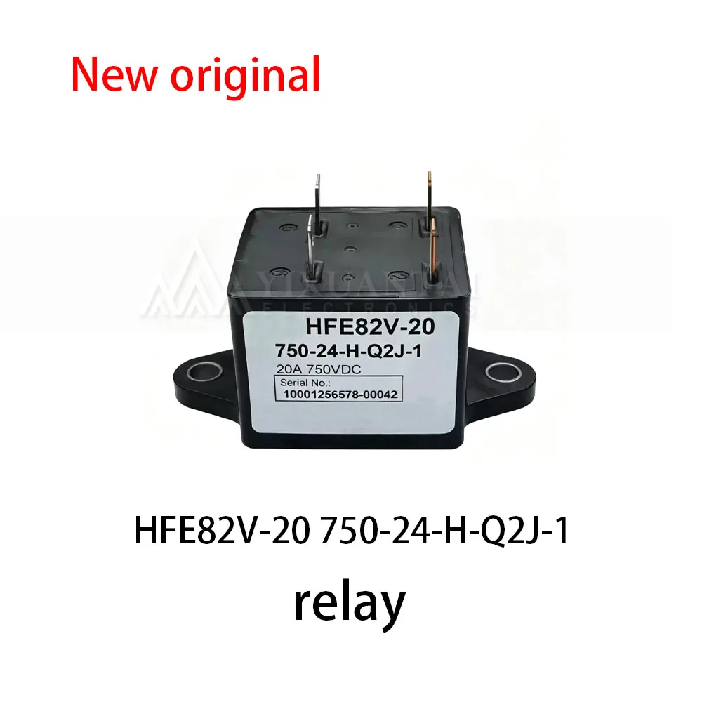 (1pcs) 100% New relay HFE82V-20 750-24-H-Q2J-1 24V20A750VDC contact relay