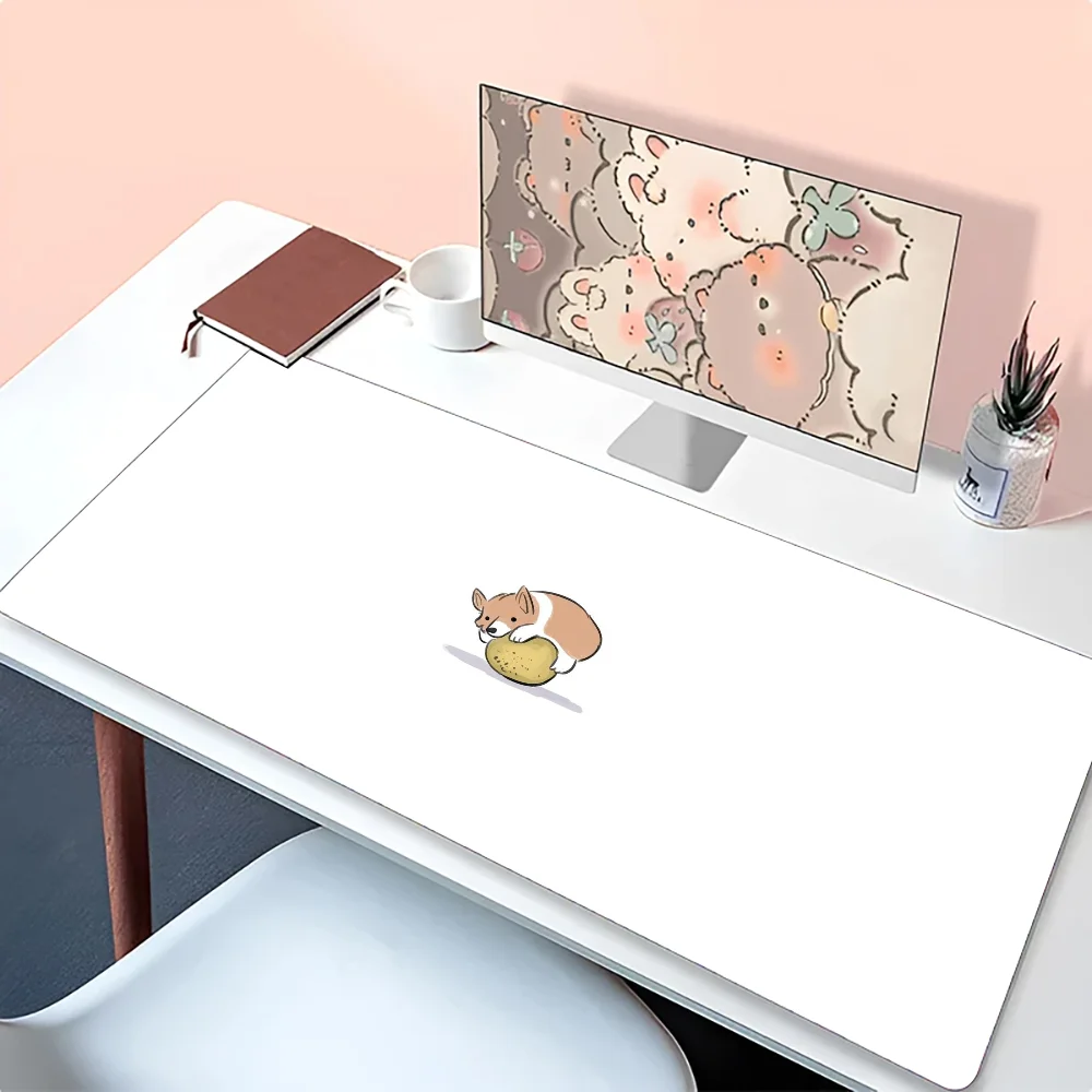 Cartoon Dog Mouse Mat, Desk Pad, Teclado Pad, Gaming Acessórios, Prime, XXL