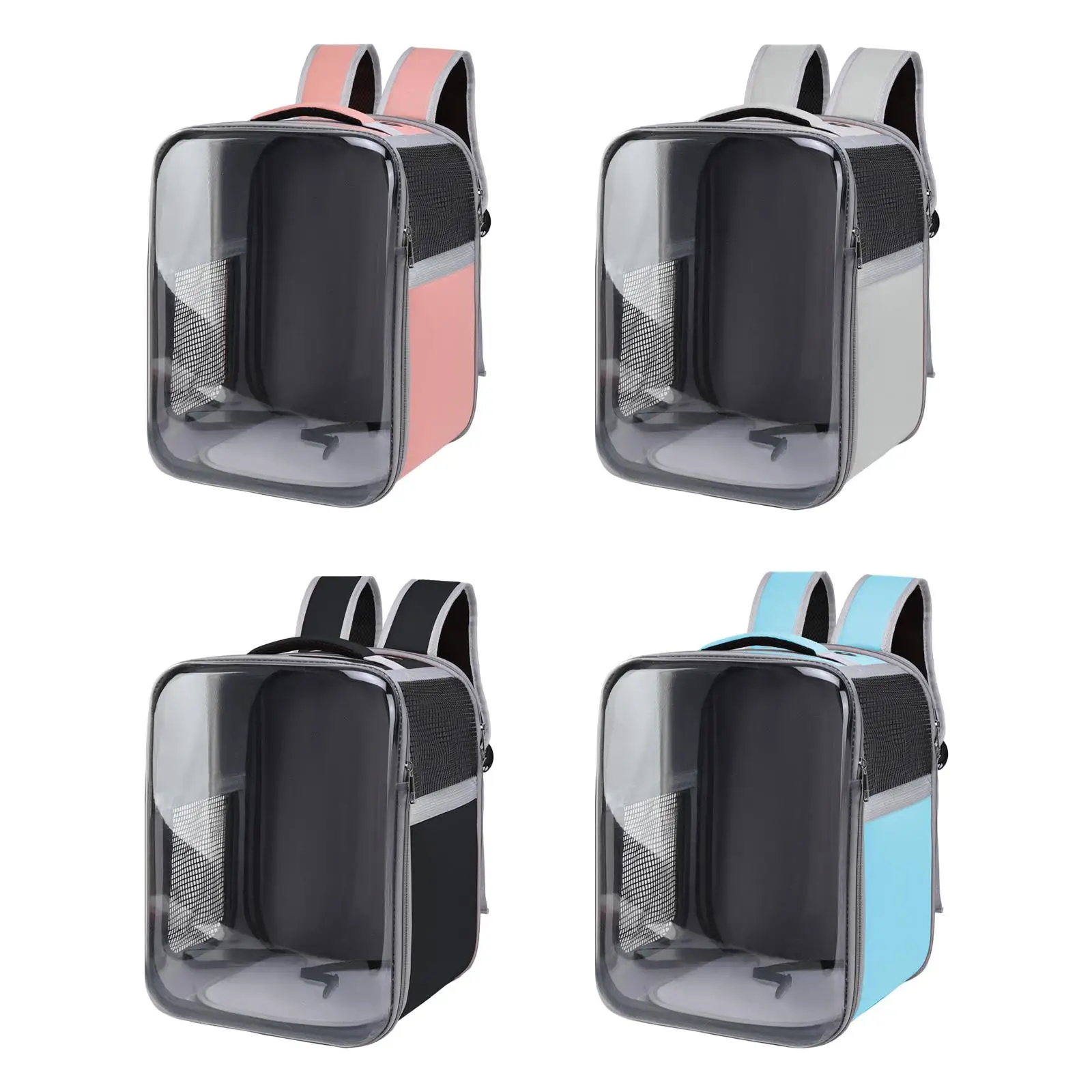 Cat Carrier Backpack Dog Travel Backpack Bag Portable Clear Front Foldable for