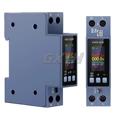 AC85-290V 0-40A 8-in-1 Digital Voltage Ammeter Tuya WIFI Energy Meter Frequency Meter Timer Smart Life Remote Control KWS-303WF