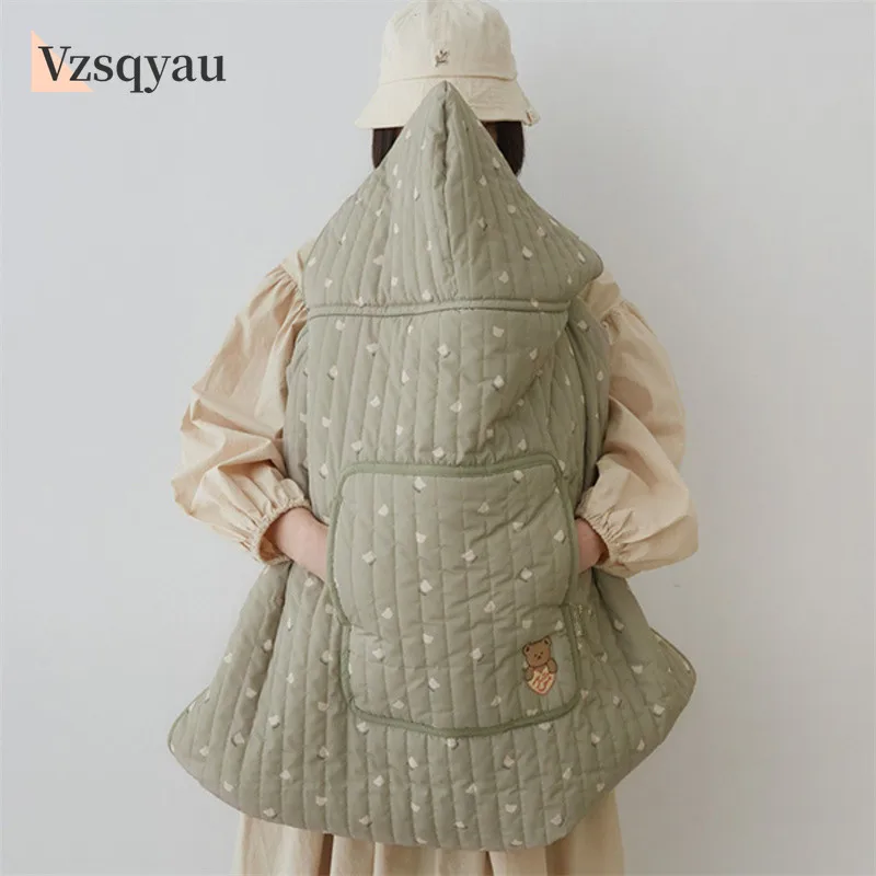 العالمي عربة طفل الملحقات 2 في 1 يندبروف غطاء لطيف الدب سميكة غطاء دافئ بطانية الرضع نزهة عربة بطانية جديد #1