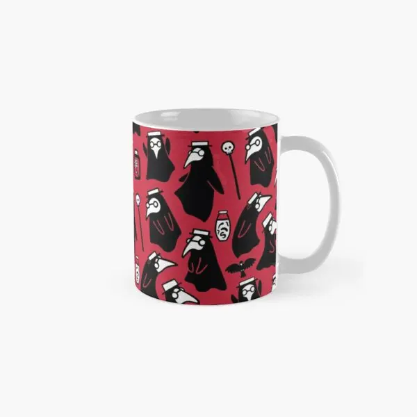 

Plague Doctors Classic Mug Image Handle Round Cup Printed Simple Picture Design Drinkware Coffee Gifts Tea Photo
