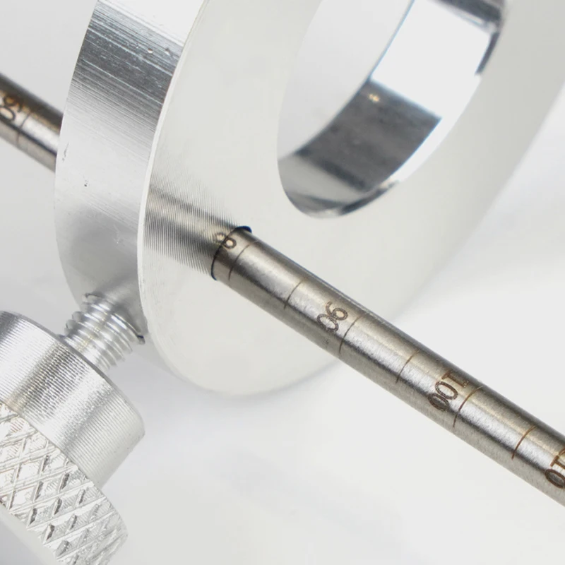 ユニバーサルオートバイフォークオイルレベルツールアジャスターサスペンションオイルレベルゲージシリンジ 60 ミリリットル調整可能なリング