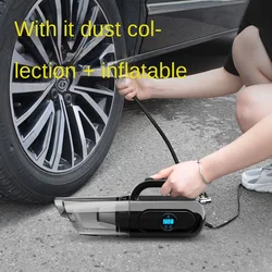 Vehicle-mounted Air Pump Plus Vacuum Cleaner All-in-one Wireless Portable Tire Electric Car with Dual-purpose Tires