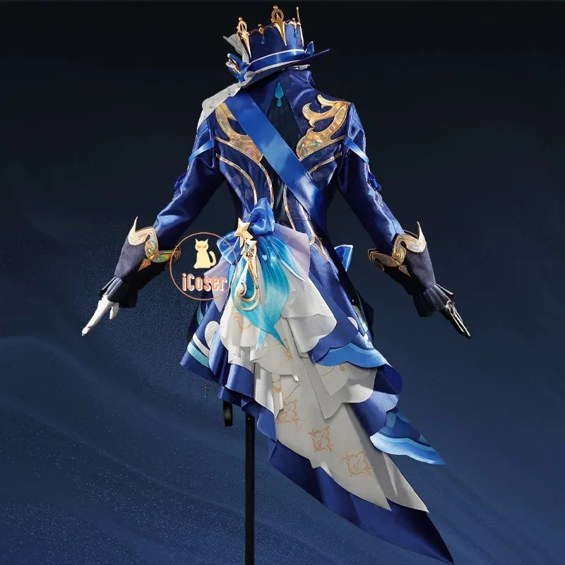 ชุดคอสเพลย์เกม Genshin Impact ฟุนินะ พร้อมหมวก วิกผม ปนูมา โอซิอา เทพแห่งความยุติธรรม เป็นอุปกรณ์ประกอบฉากสำหรับผู้หญิง