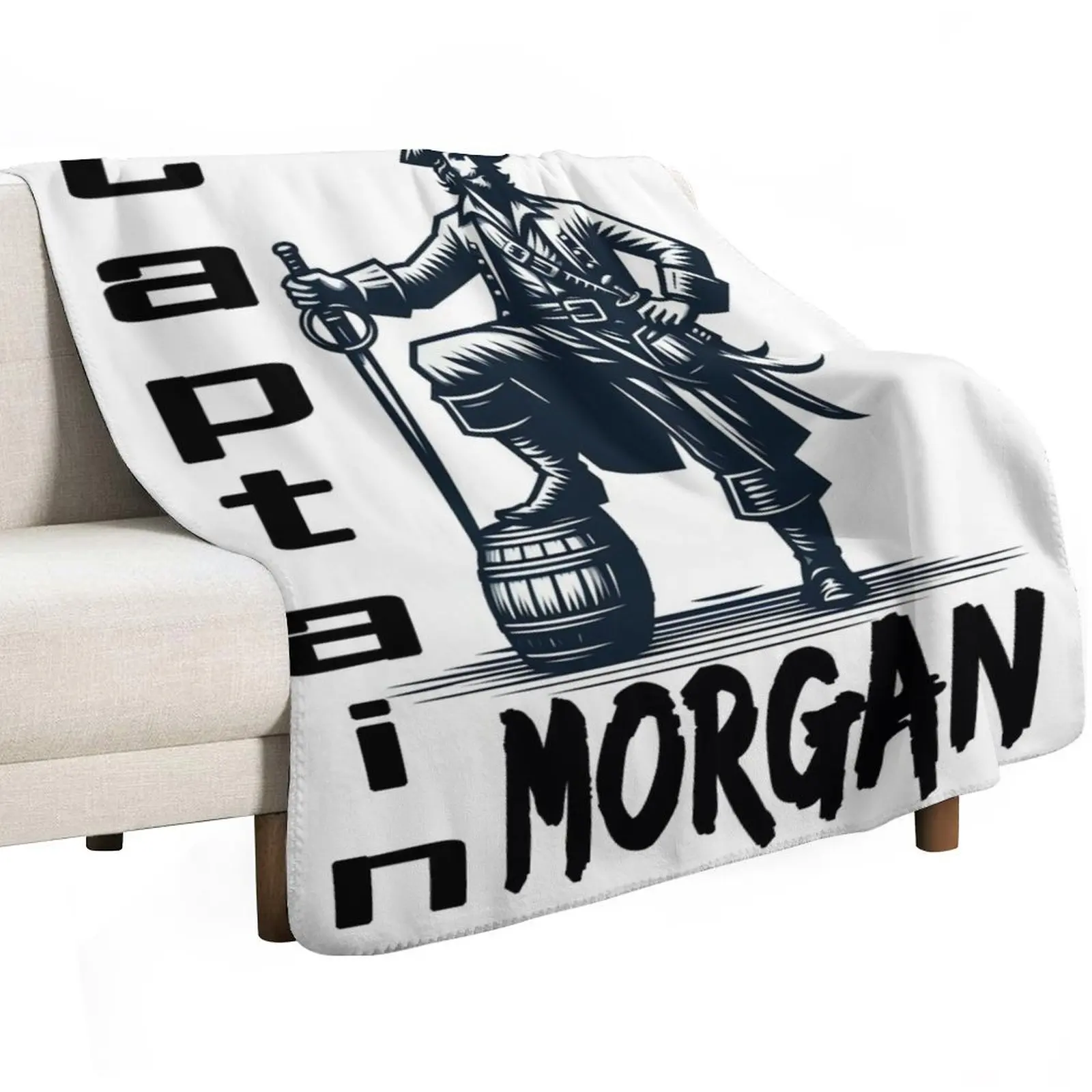Captain Morgan Throw Blanket Plaid Weighted Beautifuls Soft Beds christmas gifts anime Blankets
