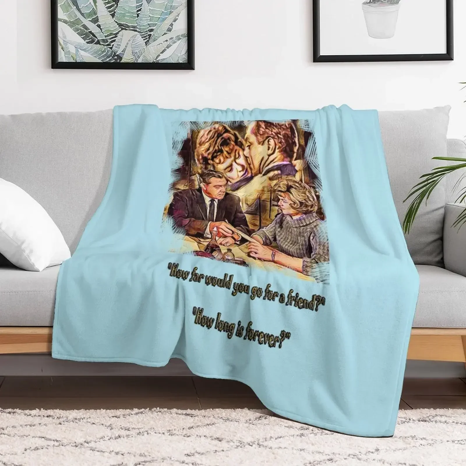 

Friends Throw Blanket Picnic Bed Fashionable Blankets