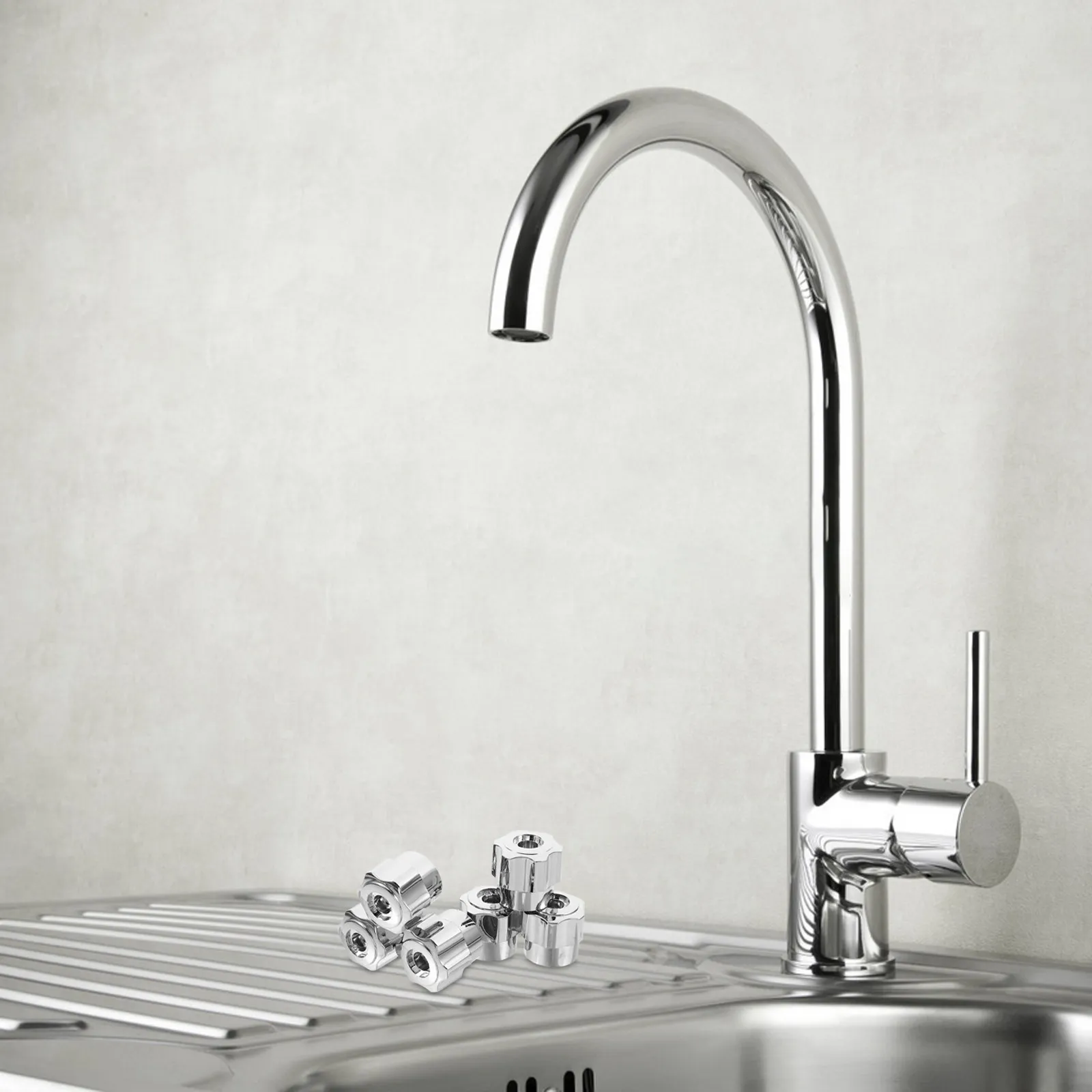 

Набор из 6 универсальных пластиковых ручек-колесиков для смесителей, ванн, душевых кабин, клапанов, для ванной и кухни