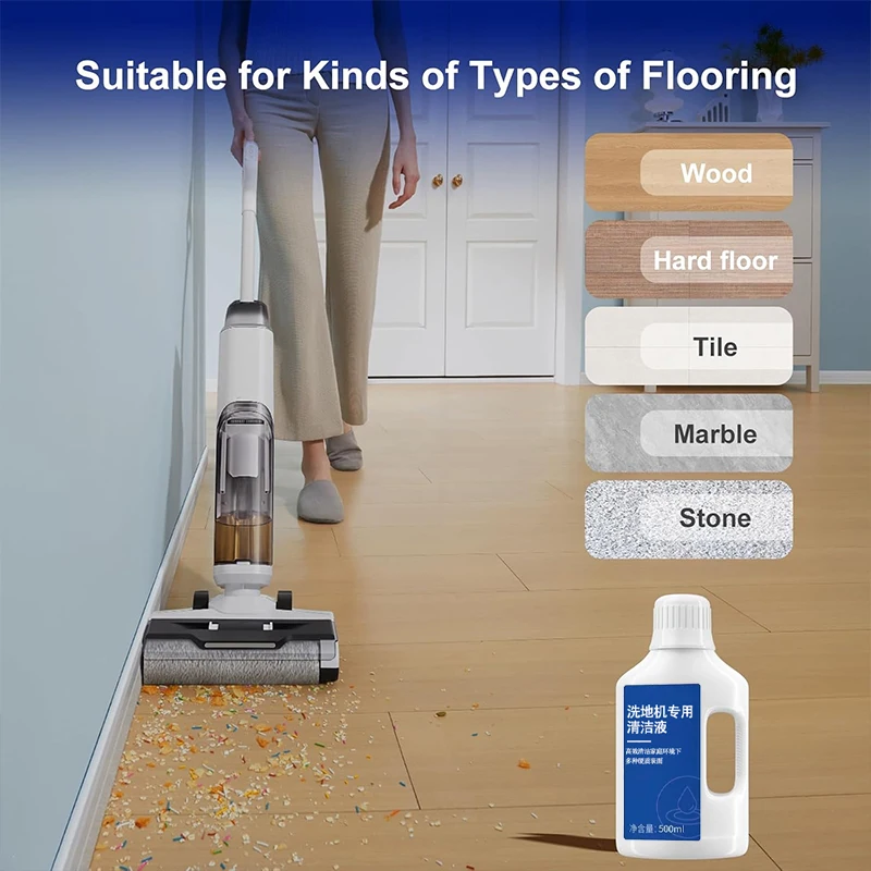 Liquid Fit For Dreame X40 Ultra\X30 Ultra\H11/H11 Max/H12/H13/H12 Pro / M12 /W10 Cleaning Fluid Parts Accessories 500ml view 5