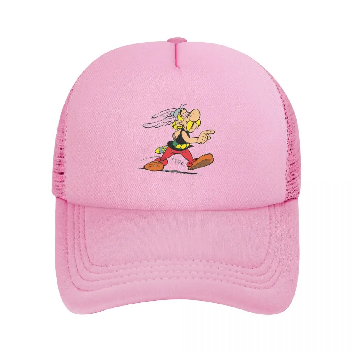 Asterix And Obelix Dogmatix Mesh Baseball Caps Snapback Baseball Hats Breathable Casual Casquette Outdoor For Men's And Women's