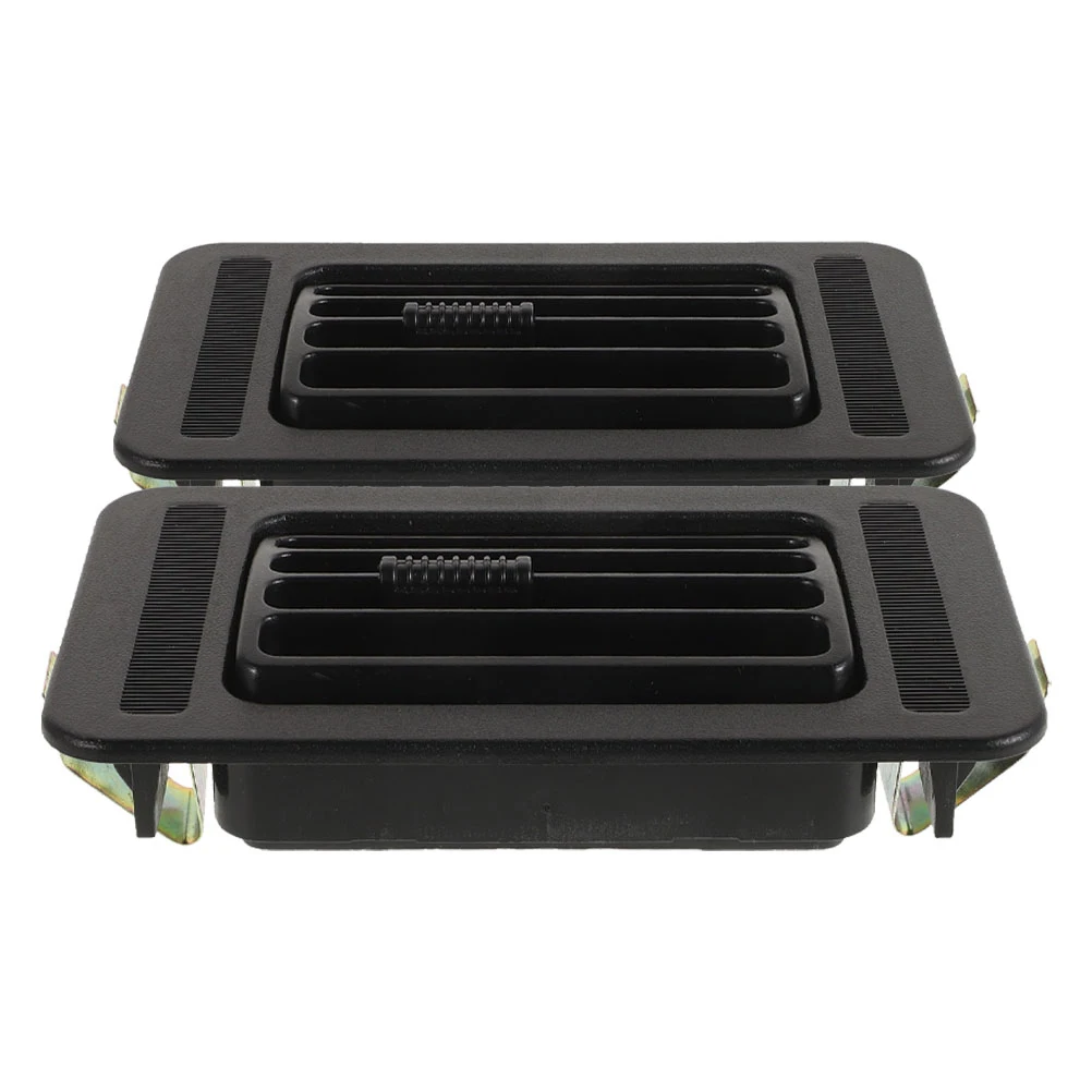 

2pcs Car Dashboard Conditioning Outlet Air Extractor Cabin Vent Replacement Dashboard Side Air Vent Grille For Vehicle Truck Rv
