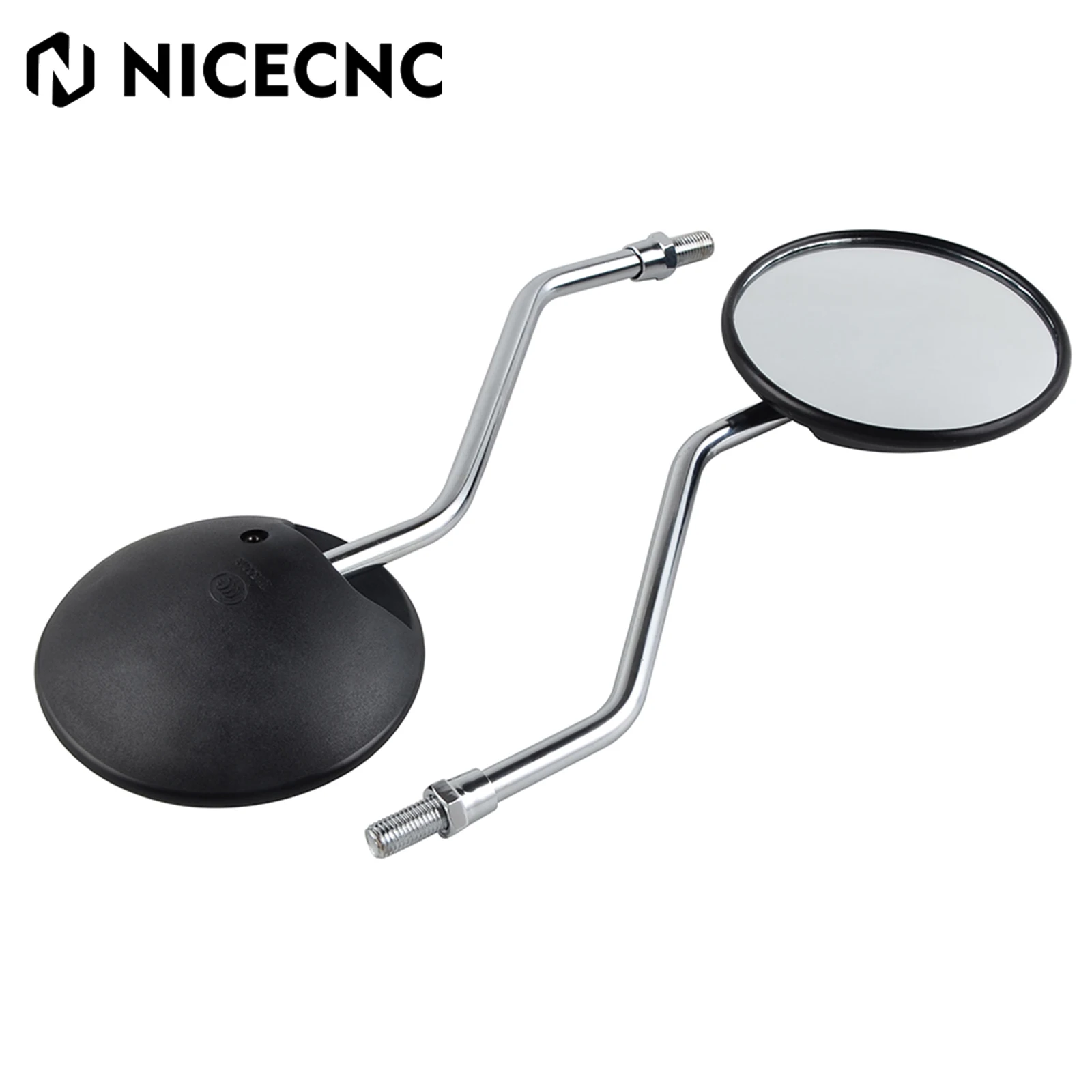 Rearview Mirror Side Mirror For Yamaha RD125 RD200 RD250 RD350 RD400 DT175 250 360 400 RS100 TX750 XT500 XS400 500