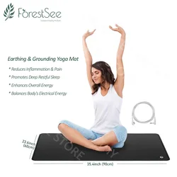 Earthing Universal Grounding Mat For Improving Sleep Grounding Pad Health Cushion With Earthing Cable EMF Release Electrostatic