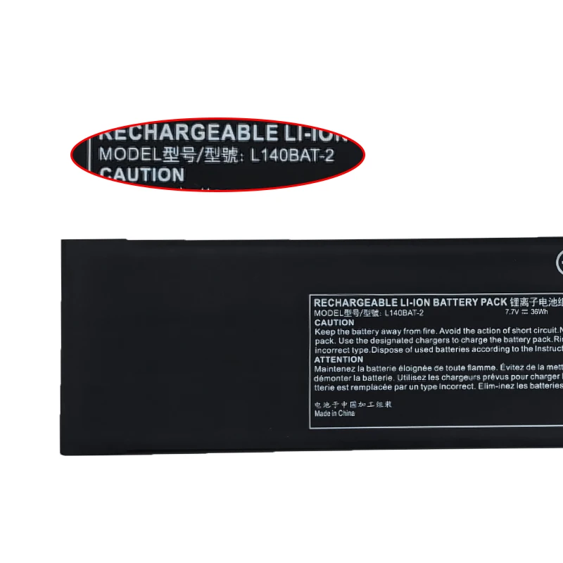 L140BAT-2 Laptop Battery for Gigabyte RC14 U4UD Laptop Rechargeable Li-Polymer Battery
