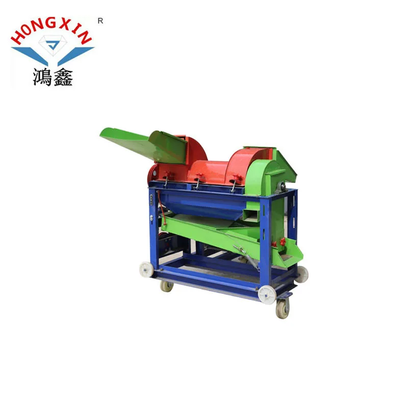 دراس مجاري الهواء المزدوج، دراس أرز الذرة والفول السوداني، دراس تقشير حصاد الذرة