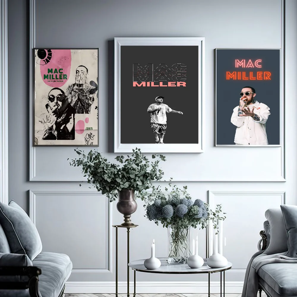 Rap Singer M-Macs M-Millers Anime Posters Sticky HD Quality Wall Art Retro Posters For Home Kawaii Room Decor