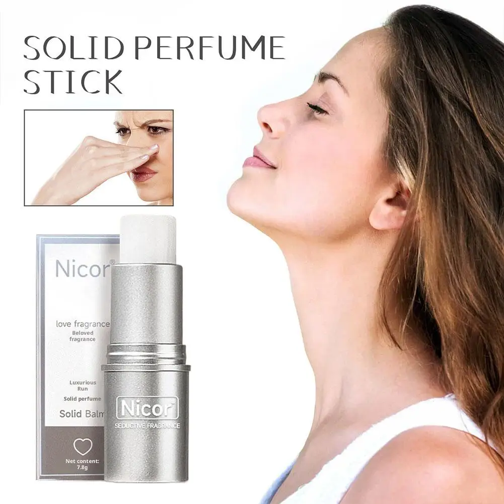 Roller Ball Pheromone Oil Refreshing Long Lasting Scent Solid Portable Perfume Love Balm Natural Fresh K0O8