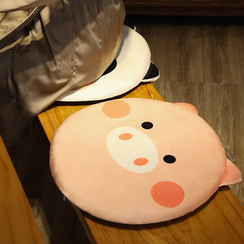 40 سنتيمتر لطيف شيبا اينو البومة بعقب وسادة ألعاب من نسيج مخملي الدب الكرتون مريحة الطعام كرسي وسادة