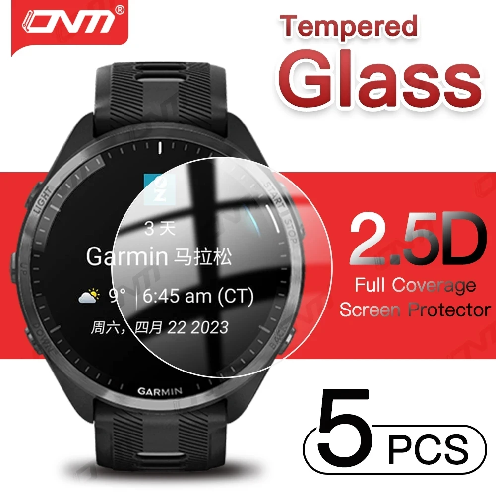 واقي شاشة مقاوم للخدش ثلاثي الأبعاد PMMA/زجاج مقسى لهاتف Garmin Forerunner 255 255S 955 965 ملحقات ساعة ذكية