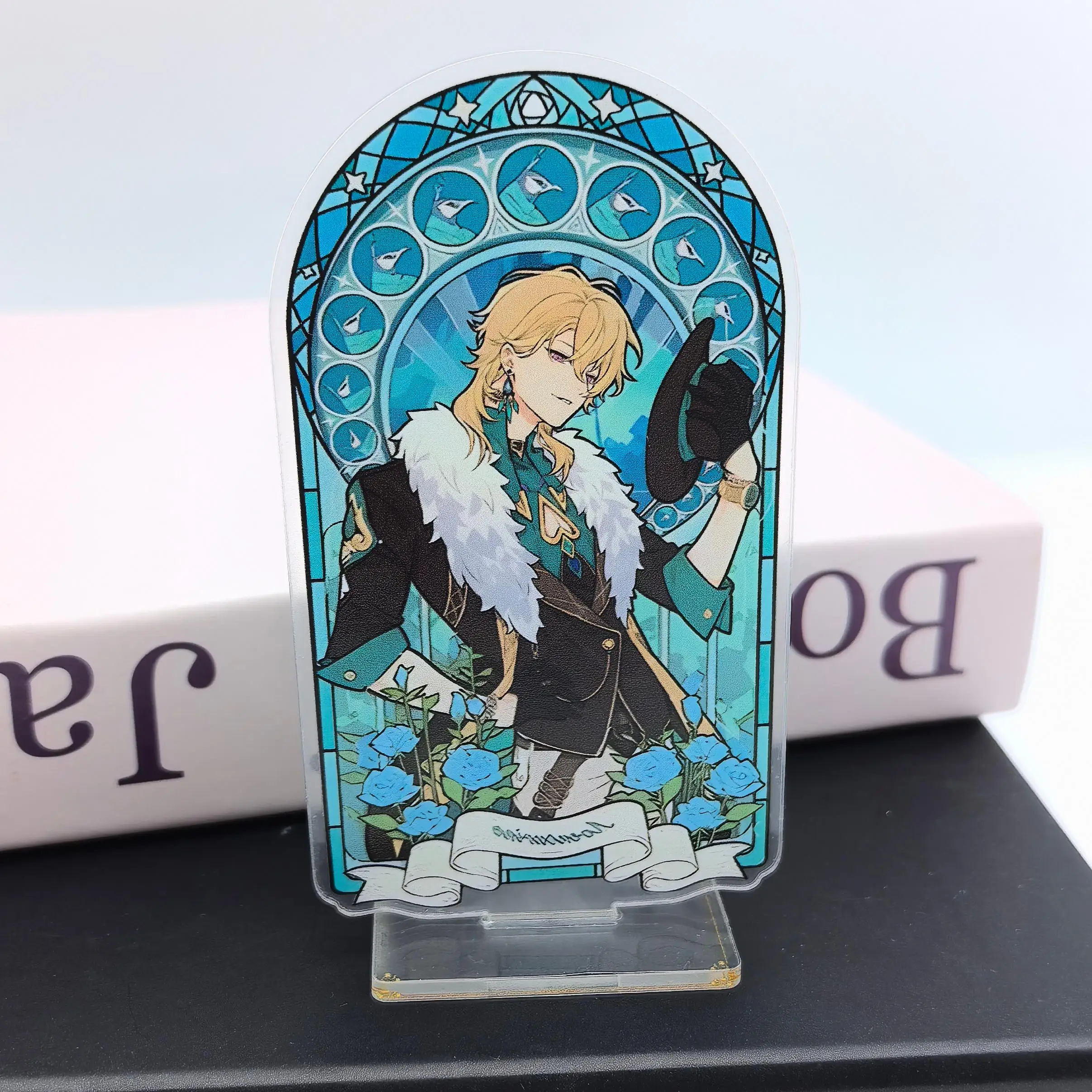 1Pc Anime Games Honkai: Star Rail Imbibitor Lunae Aventurine Sunday Beautiful Desktop Decoration Plaque Birthday Gifts for Girl