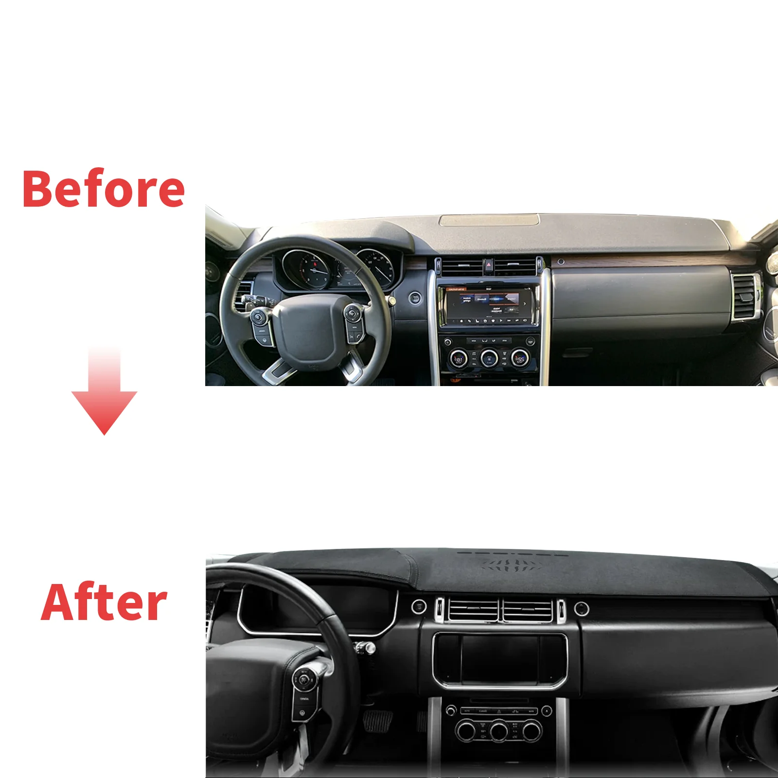 

fit for Land Rover Discovery 5 LR5 2017 2018-2022 Car Dashmat Dashboard Cover Pad DashMat Sunshade Accessories Protective Carpet