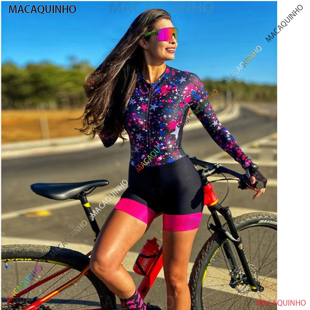 

Female Long Sleeve Jumpsuit Kafitt Cycling Monkey Promotion Shorts Jersey Summer Mountain Bike Clothing Bicycle Set Swimming
