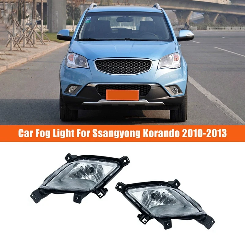 

For Ssangyong Korando 2010-2013 Car Front Bumper Fog Light Driving Lamp Fog Lamp DRL Daytime Running Light