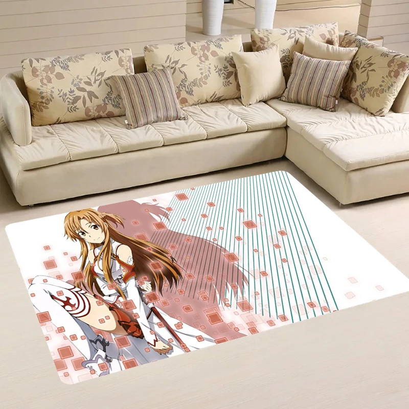 Home Sword Art Online Rug Bath Mat Doormat Entrance Door Room Mats Rugs Carpets Kitchen Carpet Balcony Foot Bathroom House Floor