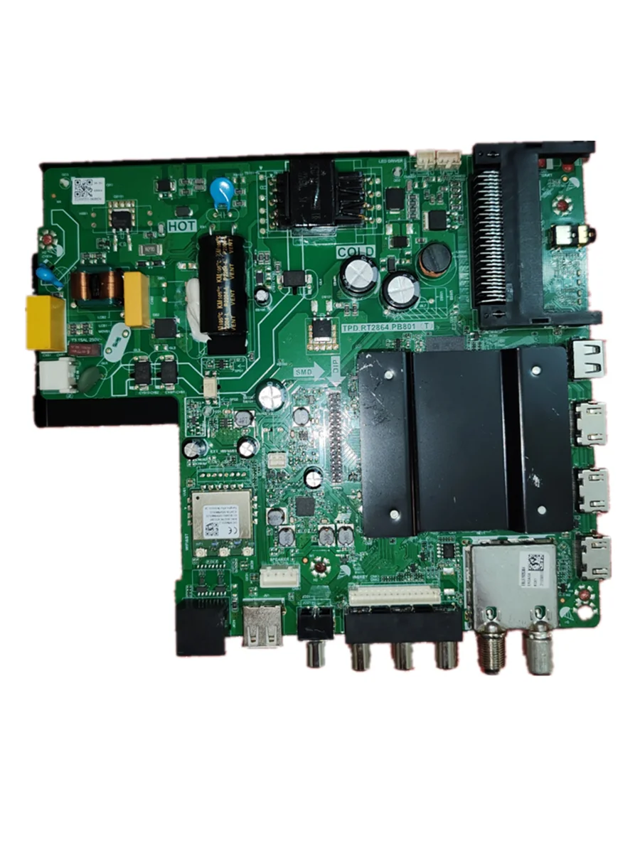 Бесплатная доставка! TPD.RT2864.PB801(T) три в одном WiFi сетевая телевизионная материнская плата протестирована хорошо 37-41v600ma 48 Вт