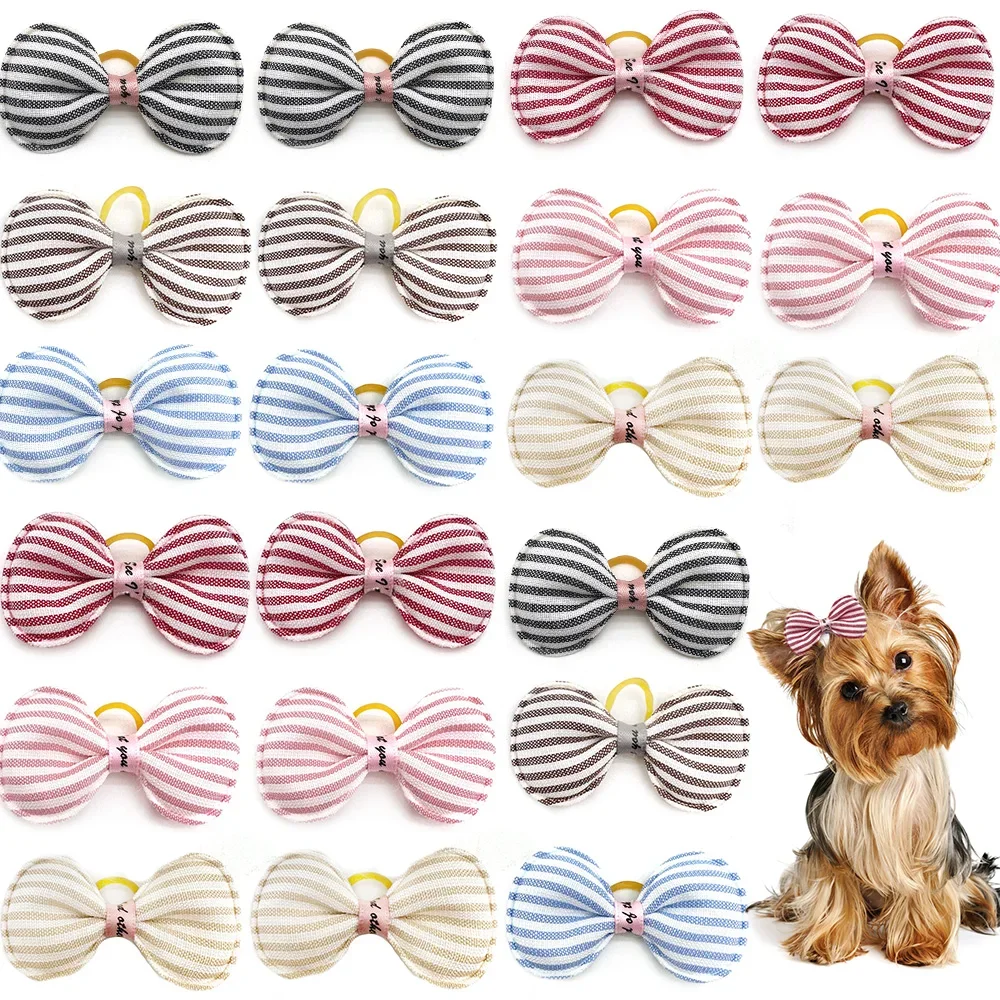 10/20/30PCS Pet Dog Bows Small Dog Bowknot Pet Grooming Hair Bows for Small Dog Accessoreis