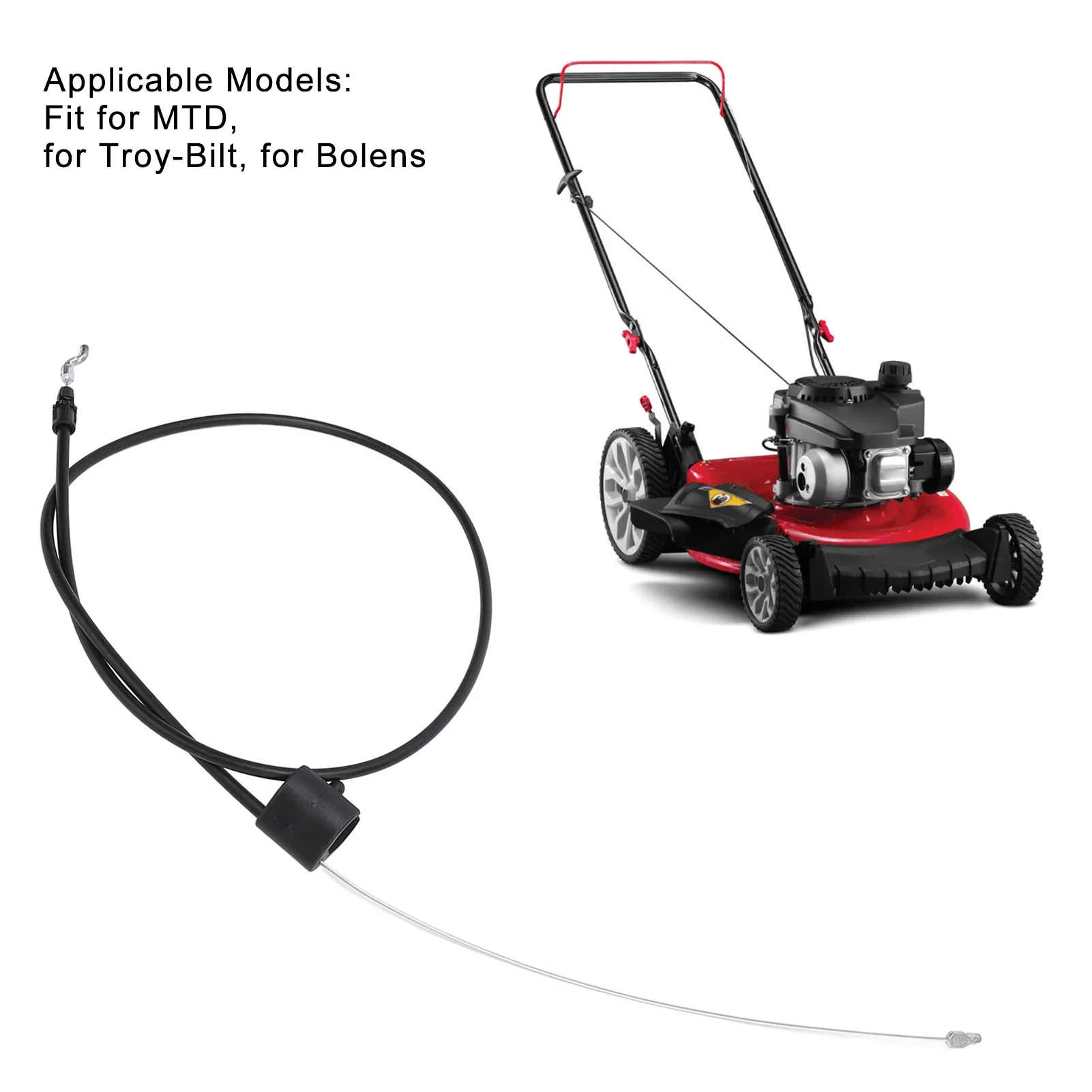 Mower Control Cable 746‑04661 OEM Standard Metal Durable Construction High Performance for MTD Mower Control Cable
