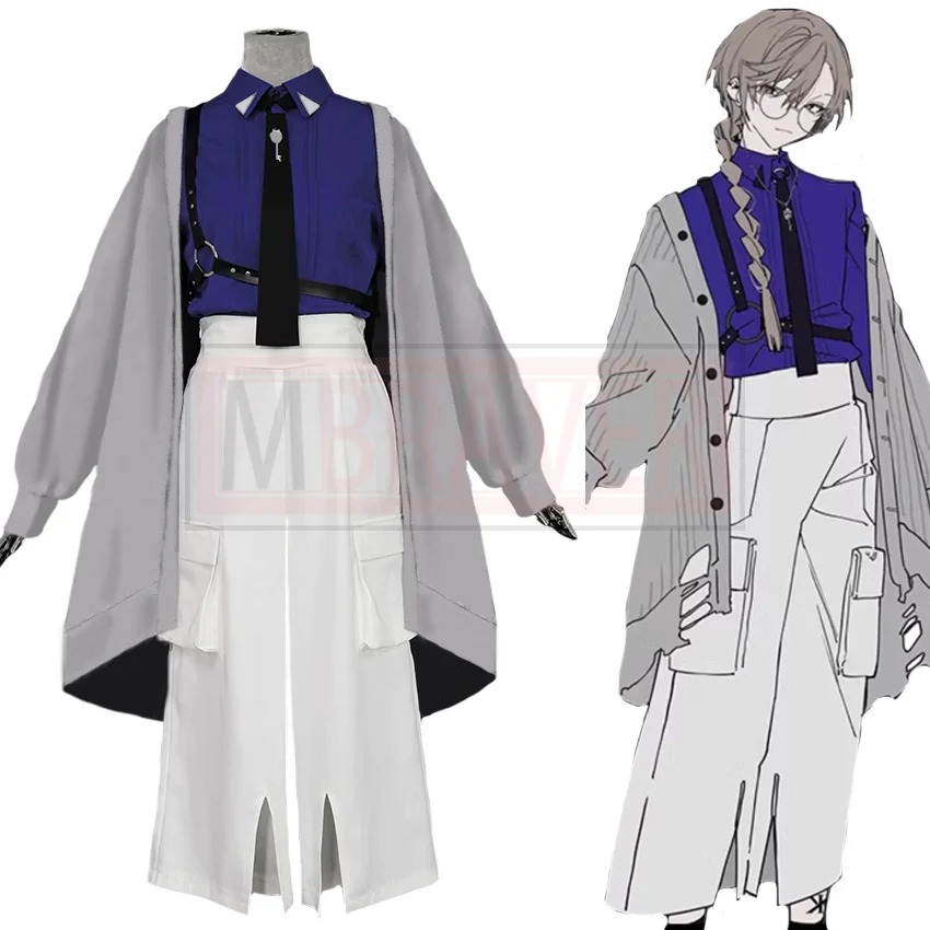 

Youtube Vtuber Hololive Kuzuha kanakana knkn Cosplay Costume Uniform Christmas Halloween Custom-made Any Size