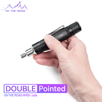 ON THE ROAD M900-Jade jade identification strong light flashlight tip charging jade flashlight 365nm purple light