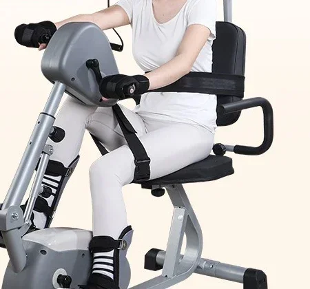 The elderly stroke hemiplegia hands and feet legs rehabilitation training equipment upper and lower limbs pedaling