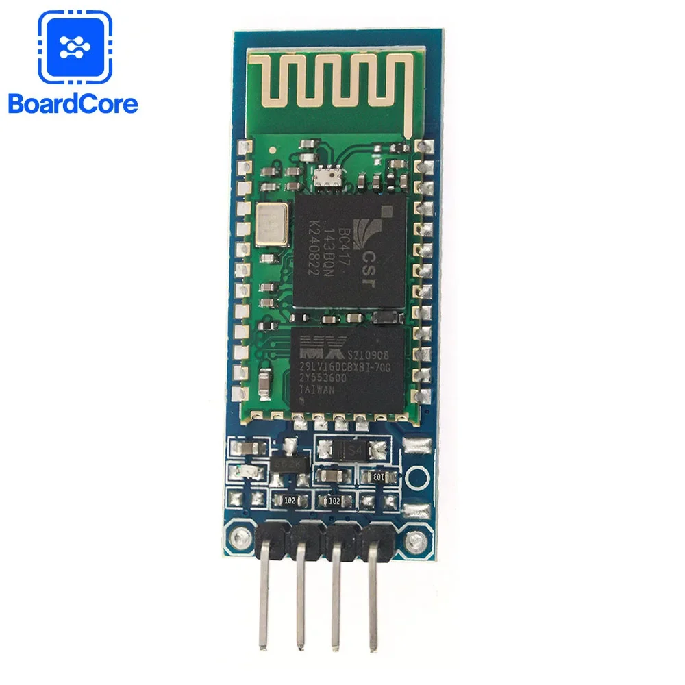 Módulo BT inalámbrico DC 3,2 V-3,6 V HC-05 RF HC-06 3,6-6V módulo maestro esclavo 6 pines/4 pines módulo de transmisión transparente para Arduino