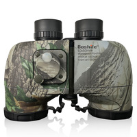 Boshile 10X50 Powerful Binoculars Professional HD Telescope High Quality Waterproof Large Eyepiece with Compass Hunting